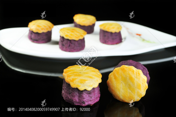紫薯蛋撻