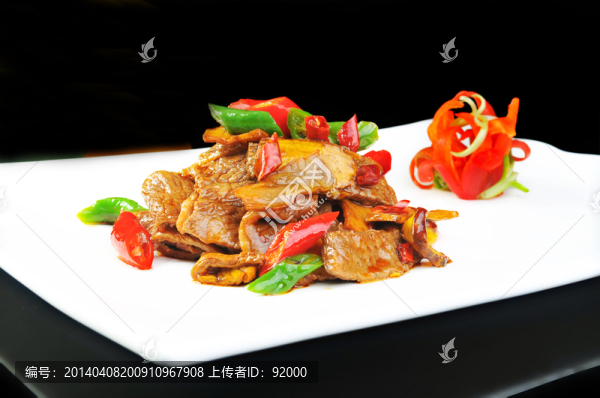 杏鮑菇炒牛肉