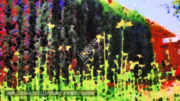 色彩,抽象,裝飾畫,油畫