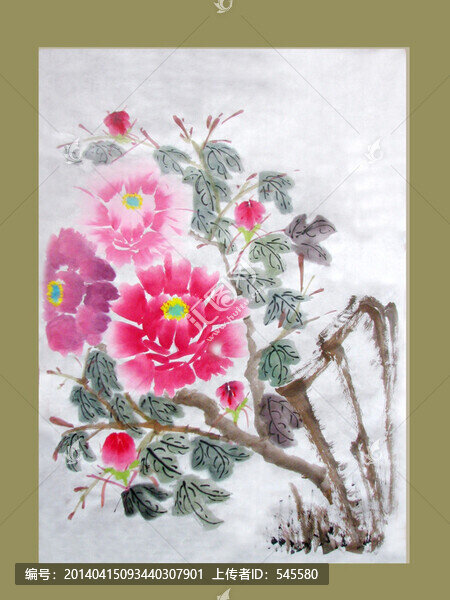 牡丹,國(guó)畫
