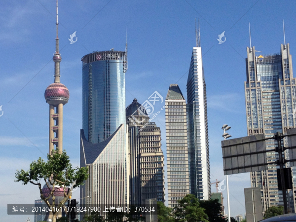 上海,浦東,都市,現(xiàn)代建筑