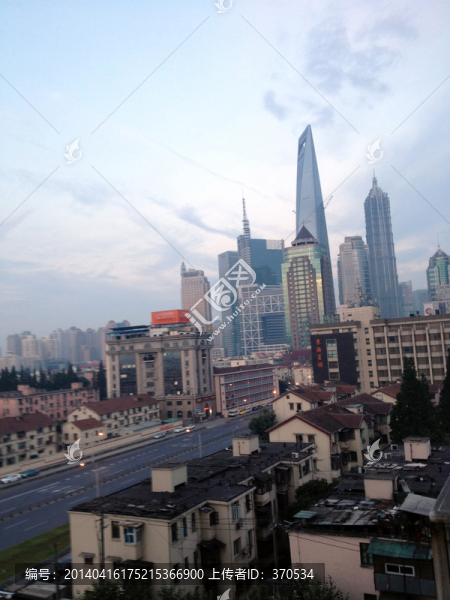 上海,浦東,都市,現(xiàn)代建筑