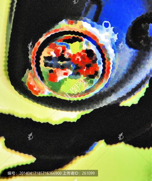 色彩,抽象,裝飾畫(huà),油畫(huà)