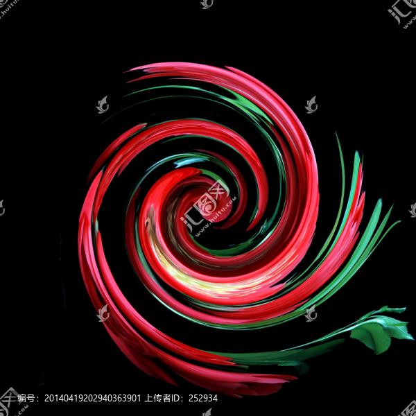 抽象花卉