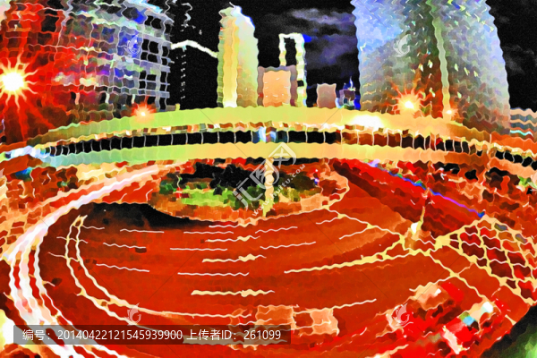 色彩,抽象,裝飾畫,油畫