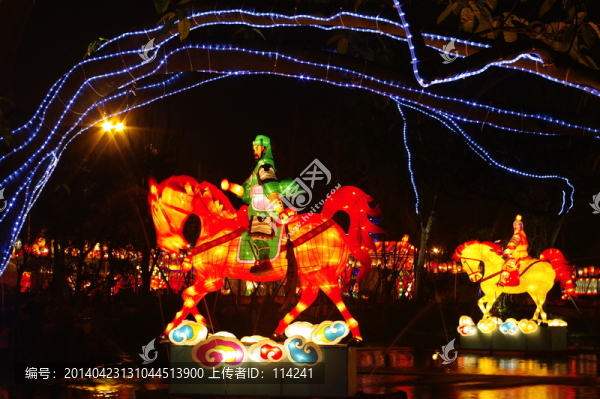 三國(guó)人物彩燈