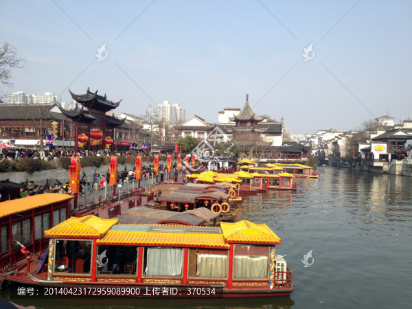 秦淮河,南京,夫子廟景區(qū),水面