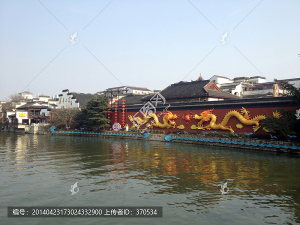 秦淮河,南京,夫子廟景區(qū),水面