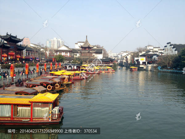 秦淮河,南京,夫子廟景區(qū),水面