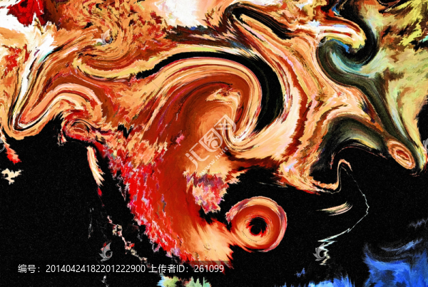 色彩,抽象,裝飾畫,油畫
