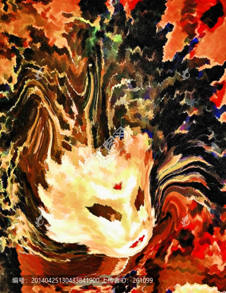 色彩,抽象,裝飾畫,油畫