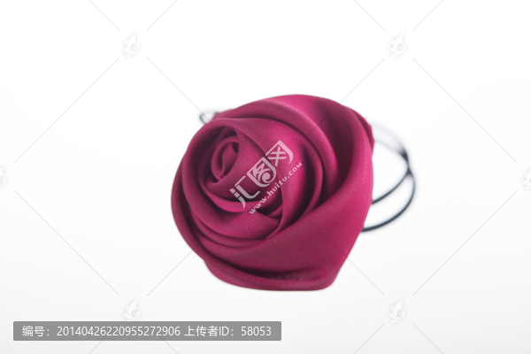 玫瑰形狀頭花