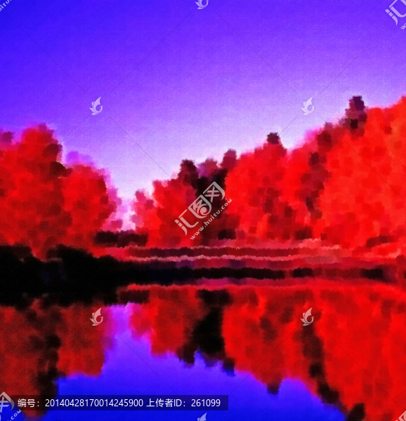 色彩,抽象,裝飾畫,油畫