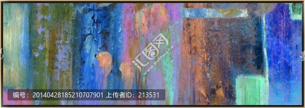 抽象畫,酒店油畫