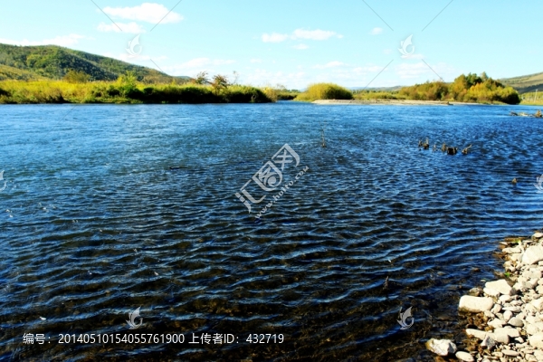 河流素材,秋季河流