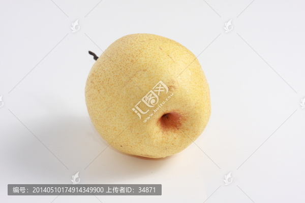 白背景梨
