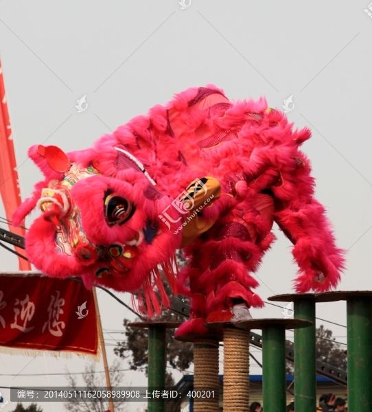 南獅下探梅花樁