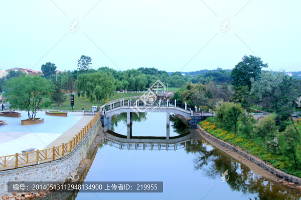 小橋,湖水