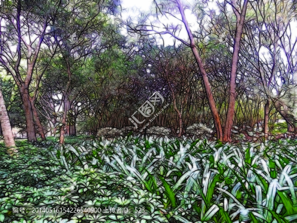 園林風(fēng)景畫