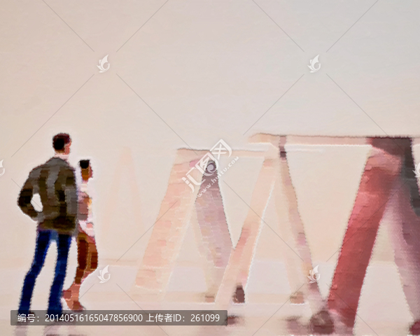 色彩,抽象,裝飾畫,油畫