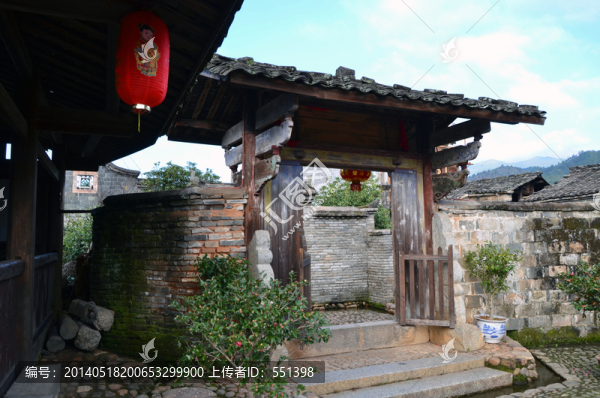 古民居木門