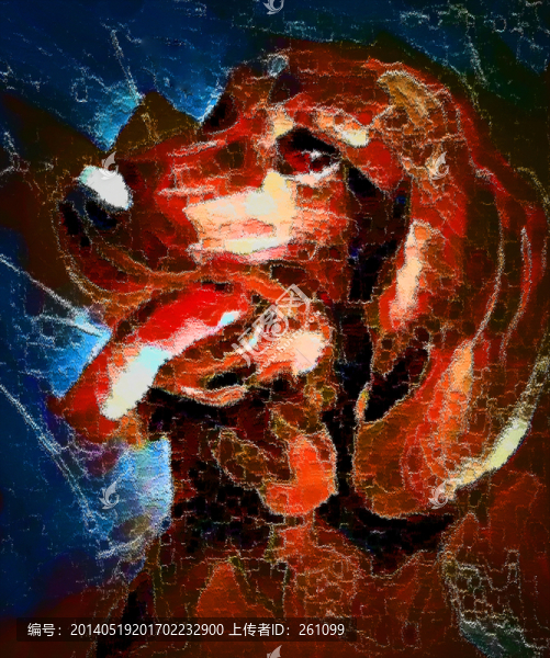 色彩,抽象,裝飾畫,油畫