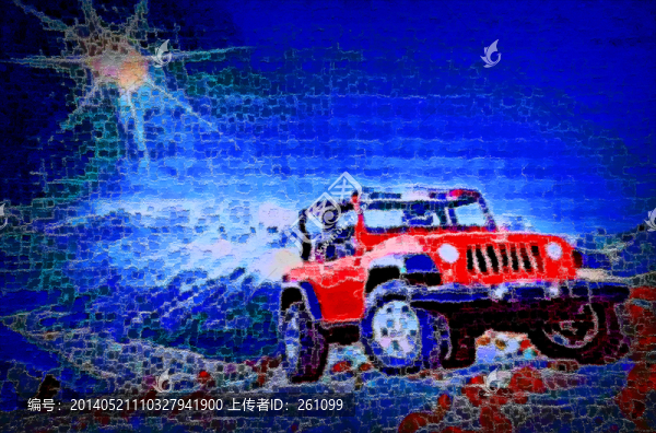 色彩,抽象,裝飾畫,油畫