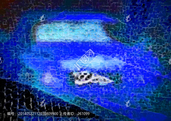 色彩,抽象,裝飾畫,油畫