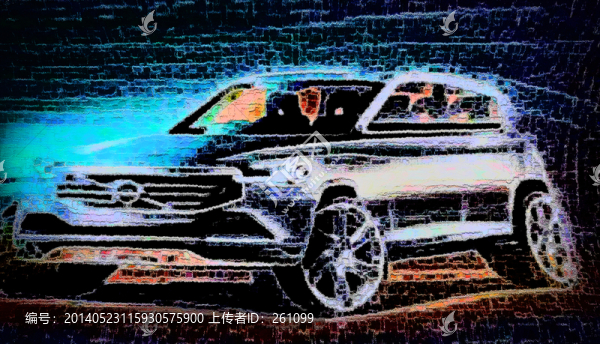 色彩,抽象,裝飾畫,油畫
