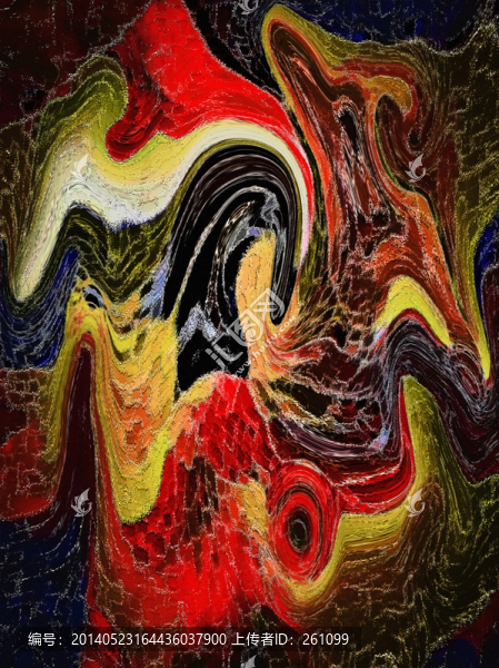 色彩,抽象,裝飾畫,油畫