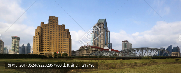 蘇州河外白渡橋全景圖
