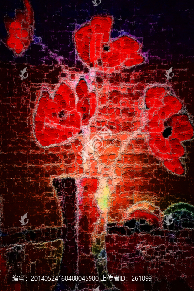 色彩,抽象,裝飾畫(huà),油畫(huà)