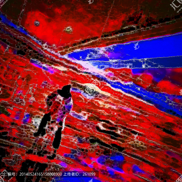 色彩,抽象,裝飾畫,油畫