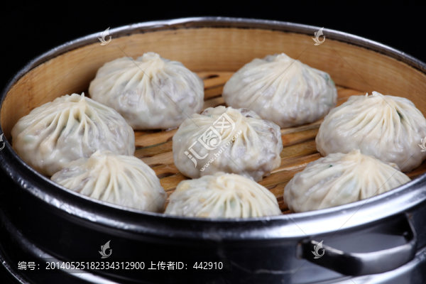 薄皮素包
