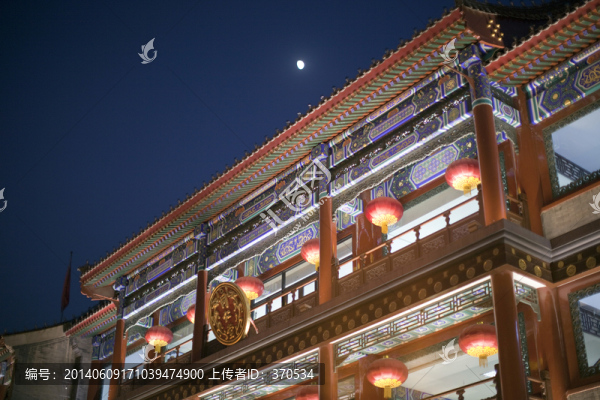 北京,大柵欄,夜景,旅游,景點(diǎn)
