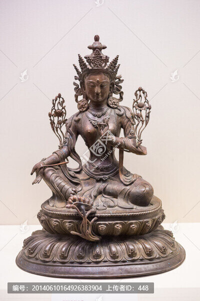 銅綠度母坐像