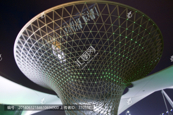 上海,世博園,展會,戶外,夜景