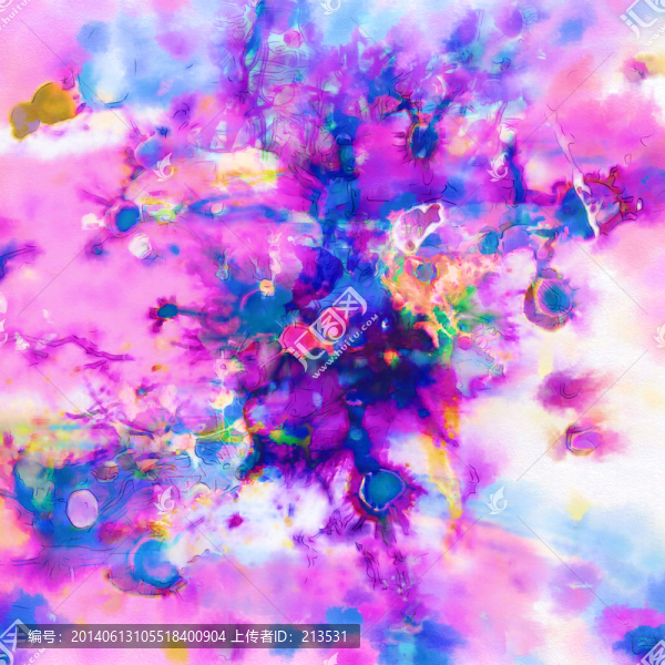 抽象花型