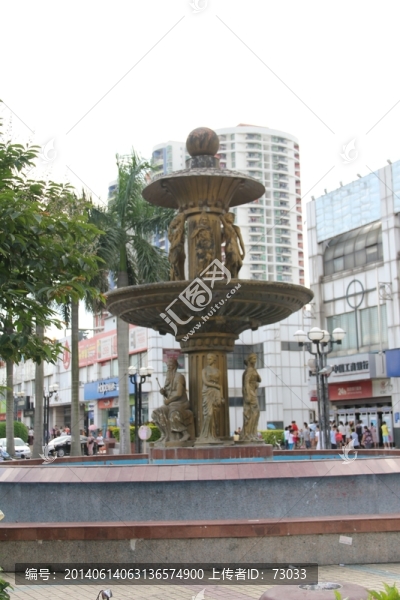 深圳雕塑,街心噴水池雕塑