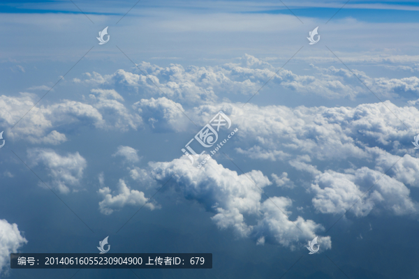 藍天,白云,航拍