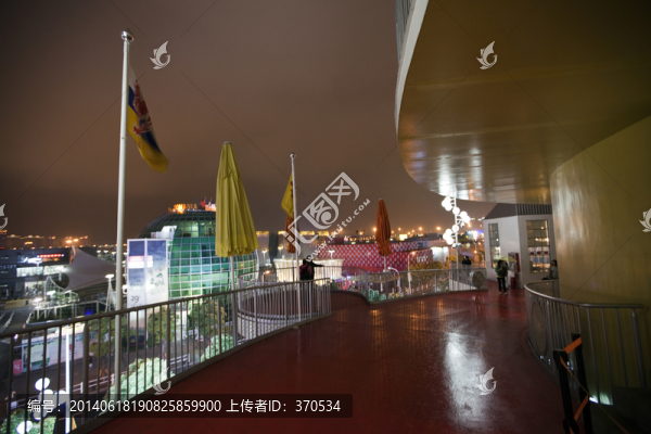 上海,世博園,展會(huì),戶外,夜景