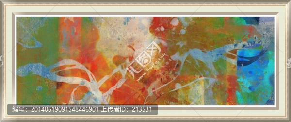 抽象油畫