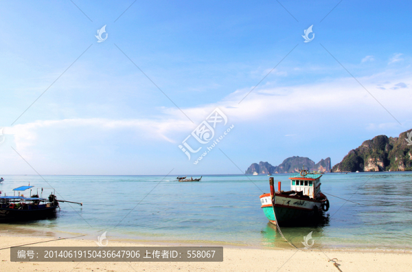 普吉島風(fēng)光之,PP島的船