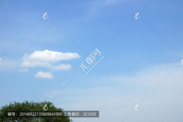 藍天白云
