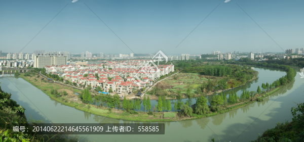 鳥瞰綿陽城市風(fēng)光