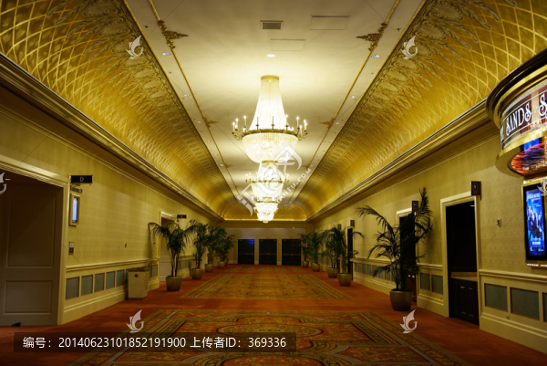 拉斯維加斯威尼斯人酒店走廊裝飾
