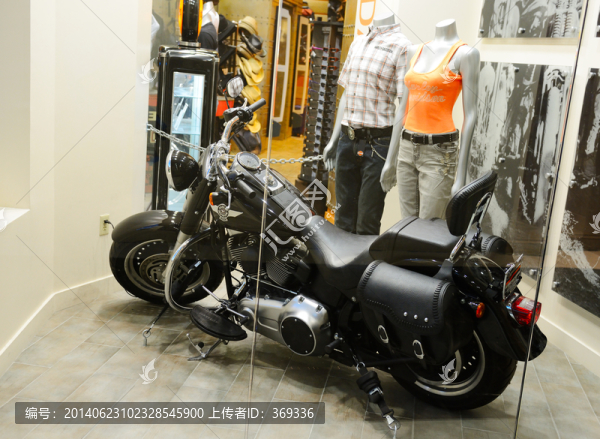 摩托車(chē)櫥窗展示