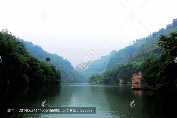 大渡河風(fēng)光,漁洞河