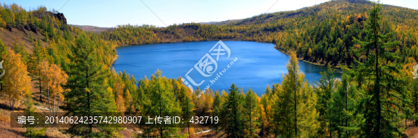 阿爾山天池,秋季