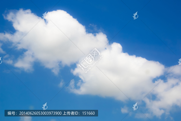 藍天白云